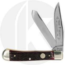 Boker Knives Boker Trapper Knife, Jigged Red Bone, BK-2525JRB