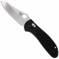 Benchmade Knives Benchmade 550 Griptilian Knife Mel Pardue S30V Sheepfoot Black GFN AXIS Lock Folder USA Made