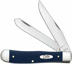 Case Knives Case Trapper Knife 23610 Navy Blue Synthetic 4254SS