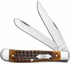 Case Knives Case Trapper Knife 52832 Jigged Antique Bone 6254SS