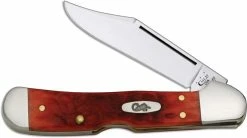Case Knives Case Mini Copperlock Knife, Dark Red Bone CV, CA-6996