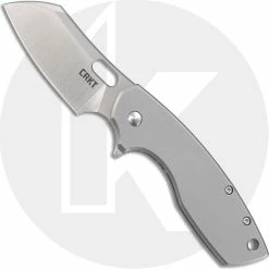 CRKT Knives CRKT Pilar Large 5315 Knife Jesper Voxnaes EDC Wharncliffe Flipper Folder With Stainless Steel Handle