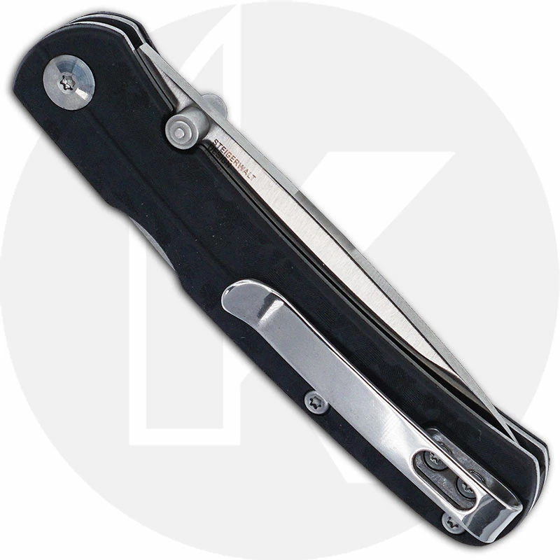 CRKT Knives CRKT Kith 6433 - Ken Steigerwalt Value Price EDC - Satin Drop Point - Black GRN - Front Lock Folder 3 CRKT Knives CRKT Kith 6433 - Ken Steigerwalt Value Price EDC - Satin Drop Point - Black GRN - Front Lock Folder - Image 3