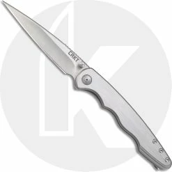 CRKT Knives CRKT Flat Out 7016 Knife Matt Lerch EDC Wharncliffe Stainless Steel Frame Lock With Assist