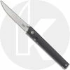 CRKT Knives CRKT CEO 7096 Knife Richard Rogers EDC Gent Satin Drop Point Folder Black GRN With IKBS Pivot