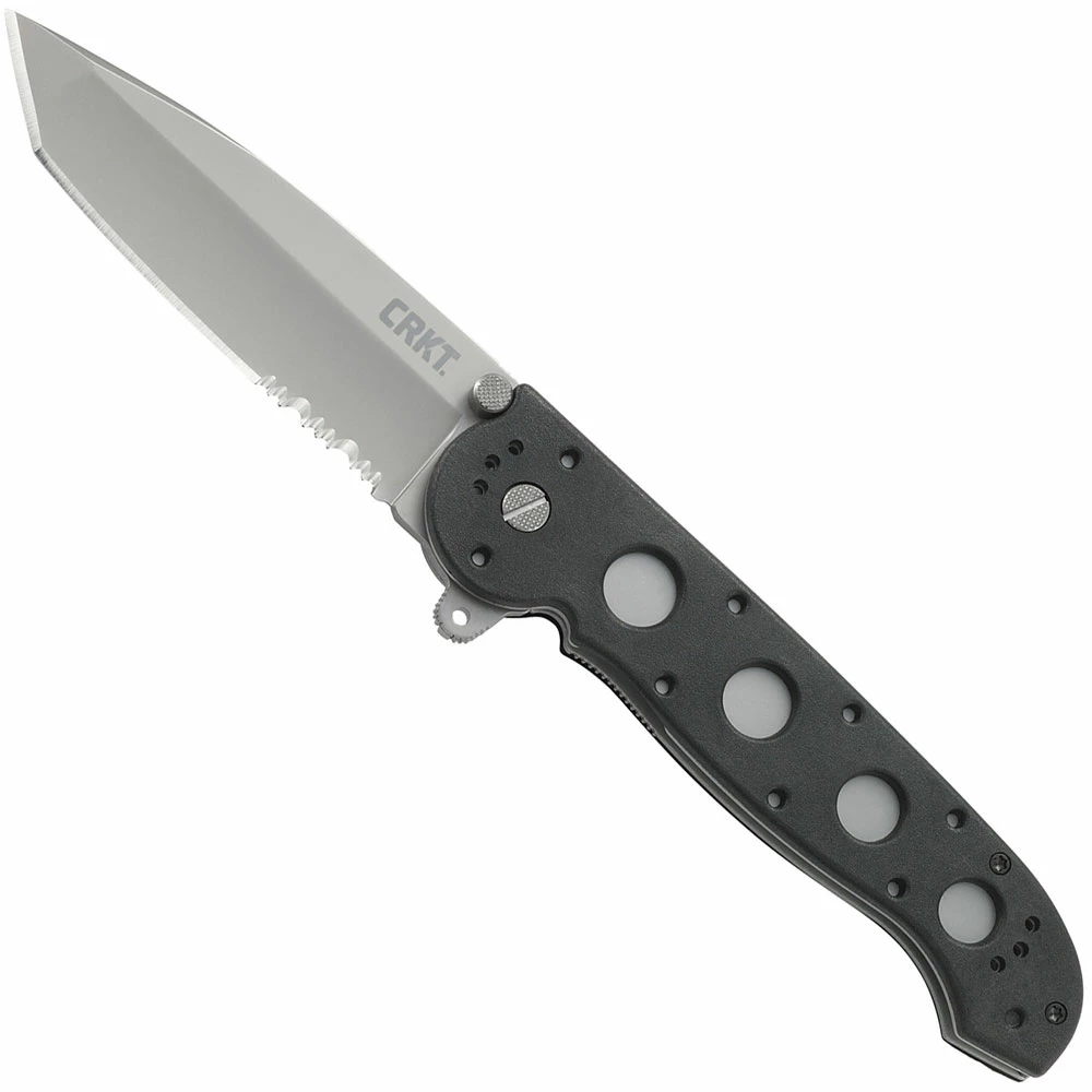 CRKT Knives CR-M1614Z, CRKT Large Tanto Zytel M16, Part Serrated Edge 1 CRKT Knives CR-M1614Z, CRKT Large Tanto Zytel M16, Part Serrated Edge
