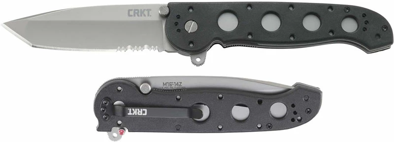 CRKT Knives CR-M1614Z, CRKT Large Tanto Zytel M16, Part Serrated Edge 2 CRKT Knives CR-M1614Z, CRKT Large Tanto Zytel M16, Part Serrated Edge - Image 2