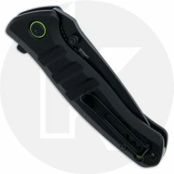 CRKT Knives CRKT Dextro 6295 - TJ Schwarz EDC - Black TiNi Drop Point - Black Aluminum - Flipper Folder 5 CRKT Knives CRKT Dextro 6295 - TJ Schwarz EDC - Black TiNi Drop Point - Black Aluminum - Flipper Folder -Case Knives Shop CRKT 6295 CLOSED BACK