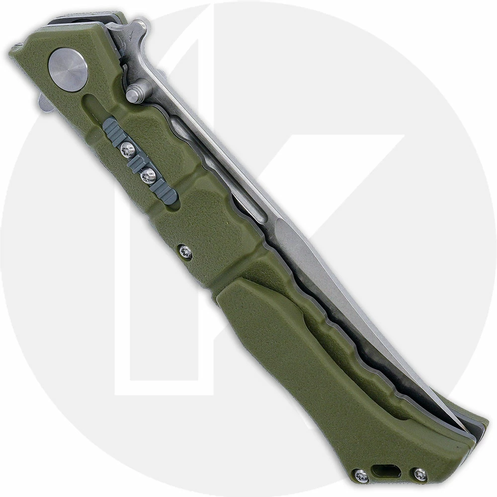 Cold Steel Knives Cold Steel Medium Luzon - Stonewash Clip Point - Olive Drab GFN - 20NQL-ODSW 3 Cold Steel Knives Cold Steel Medium Luzon - Stonewash Clip Point - Olive Drab GFN - 20NQL-ODSW - Image 3