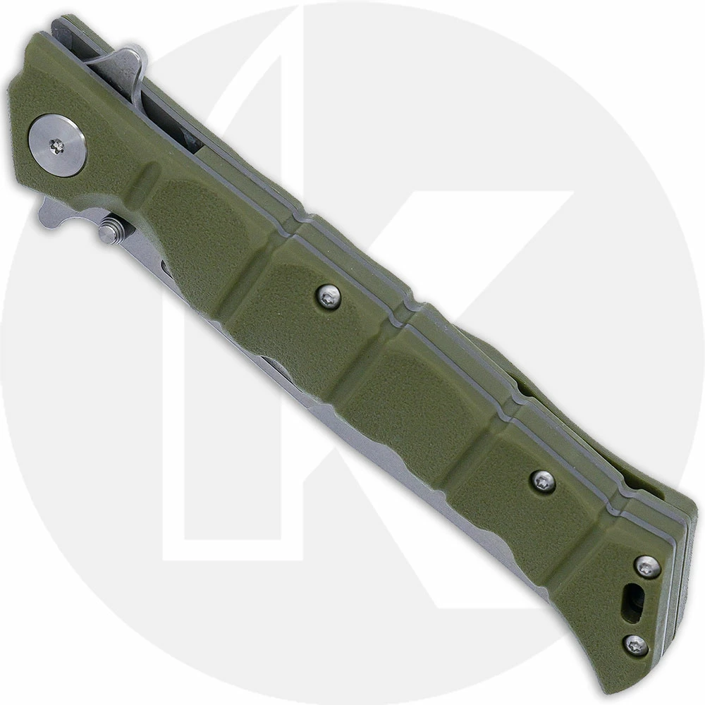 Cold Steel Knives Cold Steel Medium Luzon - Stonewash Clip Point - Olive Drab GFN - 20NQL-ODSW 2 Cold Steel Knives Cold Steel Medium Luzon - Stonewash Clip Point - Olive Drab GFN - 20NQL-ODSW - Image 2