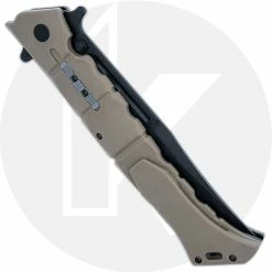 Cold Steel Knives Cold Steel Large Luzon - Black Clip Point - Dark Earth GFN - 20NQX-DEBK -Case Knives Shop CS 20NQX DEBK CLOSED BACK