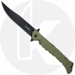 Cold Steel Knives Cold Steel Large Luzon - Black Clip Point - Olive Drab GFN - 20NQX-ODBK