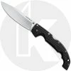 Cold Steel Knives Cold Steel Extra Large Voyager Drop Point 29AXB - 5.5 Inch Stonewash AUS 10A - Black Griv-Ex - Folding Knife