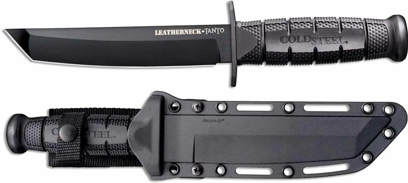 Cold Steel Knives Cold Steel Leatherneck Tanto 39LSFCT Powder Coated D2 Tanto Fixed Blade Knife 2 Cold Steel Knives Cold Steel Leatherneck Tanto 39LSFCT Powder Coated D2 Tanto Fixed Blade Knife - Image 2