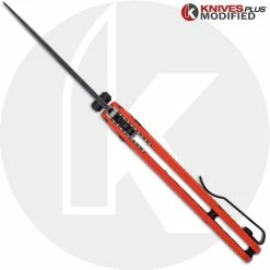 Benchmade Knives MODIFIED Benchmade Mini Bugout 533 Knife - Acid Stonewash - KP Black Thumbstud & Standoffs -Case Knives Shop KP 533 6 BACK OPEN LOGO