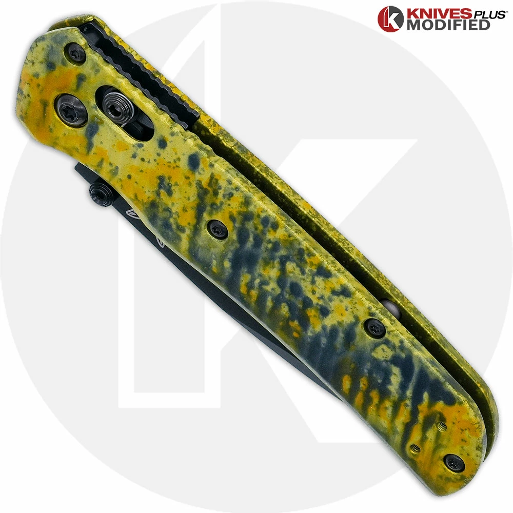 Benchmade Knives MODIFIED Benchmade Bugout 535BK Knife + AWT Archon Custom Anodized Scales 2 Benchmade Knives MODIFIED Benchmade Bugout 535BK Knife + AWT Archon Custom Anodized Scales - Image 2