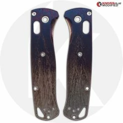 Benchmade Knives MODIFIED Benchmade Bugout 535BK Knife + KP Titanium Quasar Scales -Case Knives Shop KP BUGOUT QUASAR FRONT 3