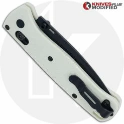 Benchmade Knives MODIFIED Benchmade Bugout 535BK Knife + KP White Bone G10 Scales 5 Benchmade Knives MODIFIED Benchmade Bugout 535BK Knife + KP White Bone G10 Scales -Case Knives Shop KP BUGOUT WHITE CLOSED BACK