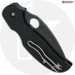 Spyderco Knives MODIFIED Spyderco Sage 5 Knife C123CFPCL - Acid Stonewash 5 Spyderco Knives MODIFIED Spyderco Sage 5 Knife C123CFPCL - Acid Stonewash -Case Knives Shop KP C123CFPCL CLOSED BACK