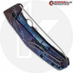 Spyderco Knives MODIFIED Spyderco SpydieChef C211TIP Knife - MAYHEM FINISH -Case Knives Shop KP C211TIP MAYHEM 2 CLOSED BACK