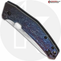 Spyderco Knives MODIFIED Spyderco SpydieChef C211TIP Knife - MAYHEM FINISH -Case Knives Shop KP C211TIP MAYHEM CLOSED FRONT