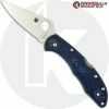 Spyderco Knives MODIFIED Spyderco Delica 4 - Youre My Boy Blue - Satin - Rit Dyed
