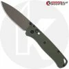 Benchmade Knives MODIFIED Benchmade Bugout 535 Knife + KP OD Green G10 Scales + KP Black Thumbstud & Standoffs + Magpul FDE Cerakote