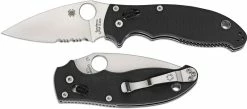 Spyderco Knives Spyderco Manix2 Knife, Part Serrated, SP-C101GPS2 7 Spyderco Knives Spyderco Manix2 Knife, Part Serrated, SP-C101GPS2 -Case Knives Shop SP C101GPS2