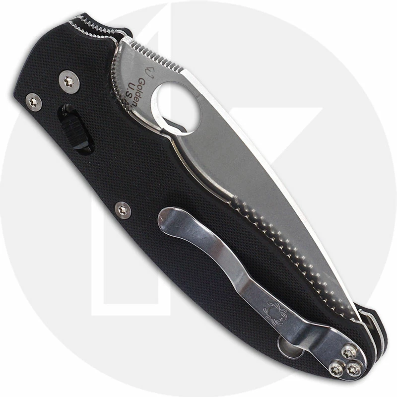 Spyderco Knives Spyderco Manix2 Knife, Part Serrated, SP-C101GPS2 3 Spyderco Knives Spyderco Manix2 Knife, Part Serrated, SP-C101GPS2 - Image 3
