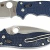 Spyderco Knives Spyderco Manix2 Knife, Dark Blue CPMS110V, SP-C101PDBL2