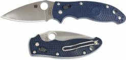 Spyderco Knives Spyderco Manix2 Knife, Dark Blue CPMS110V, SP-C101PDBL2