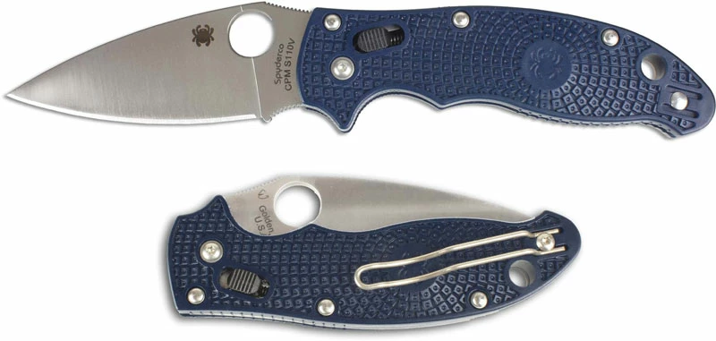 Spyderco Knives Spyderco Manix2 Knife, Dark Blue CPMS110V, SP-C101PDBL2 1 Spyderco Knives Spyderco Manix2 Knife, Dark Blue CPMS110V, SP-C101PDBL2