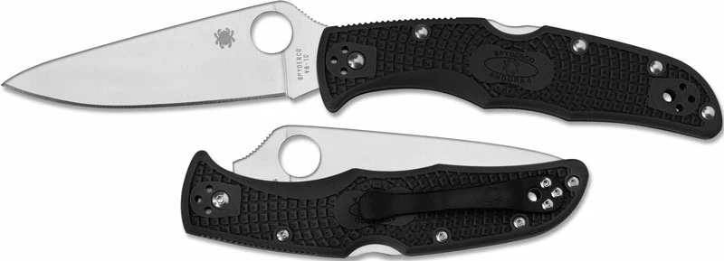 Spyderco Knives Spyderco Endura 4 Lightweight, Flat Ground, SP-C10FPBK 4 Spyderco Knives Spyderco Endura 4 Lightweight, Flat Ground, SP-C10FPBK - Image 4
