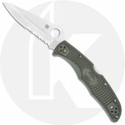 Spyderco Knives: Spyderco Endura 4 Knife, Foliage Green, SP-C10PSFG
