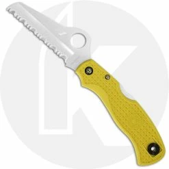 Spyderco Knives Spyderco Saver Salt 79mm, Yellow, SP-C118SYL