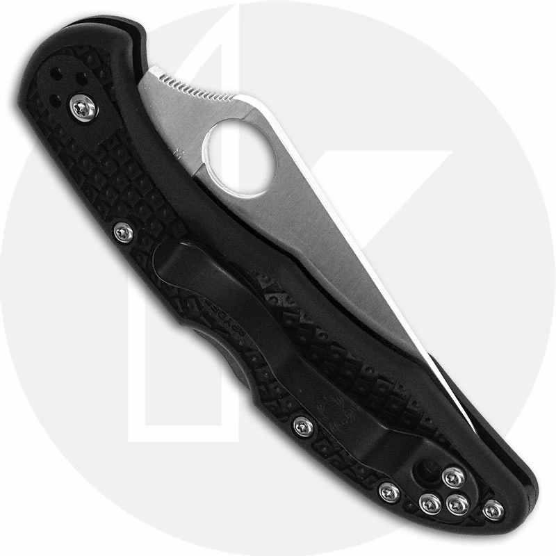 Spyderco Knives Spyderco Delica 4 Lightweight, Flat Ground, SP-C11FPBK 3 Spyderco Knives Spyderco Delica 4 Lightweight, Flat Ground, SP-C11FPBK - Image 3
