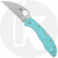 Spyderco Knives Spyderco Delica 4 Wharncliffe C11FPWCTL - S30V Wharncliffe - Tantalizing Teal - MGE Exclusive