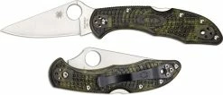 Spyderco Knives Spyderco Delica 4 Zome Green FRN, C11ZFPGR 7 Spyderco Knives Spyderco Delica 4 Zome Green FRN, C11ZFPGR -Case Knives Shop SP C11ZFPGR