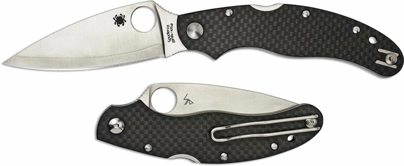 Spyderco Knives Spyderco Caly 3.5, Carbon Fiber, SP-C144CFPE 1 Spyderco Knives Spyderco Caly 3.5, Carbon Fiber, SP-C144CFPE
