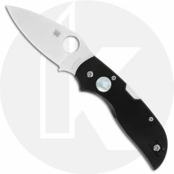 Spyderco Knives Spyderco Chaparral Sun And Moon C152GSMP - White G10 Side With Red Sun Inlay - Black G10 Side With Pearl Moon Inlay - Lock Back