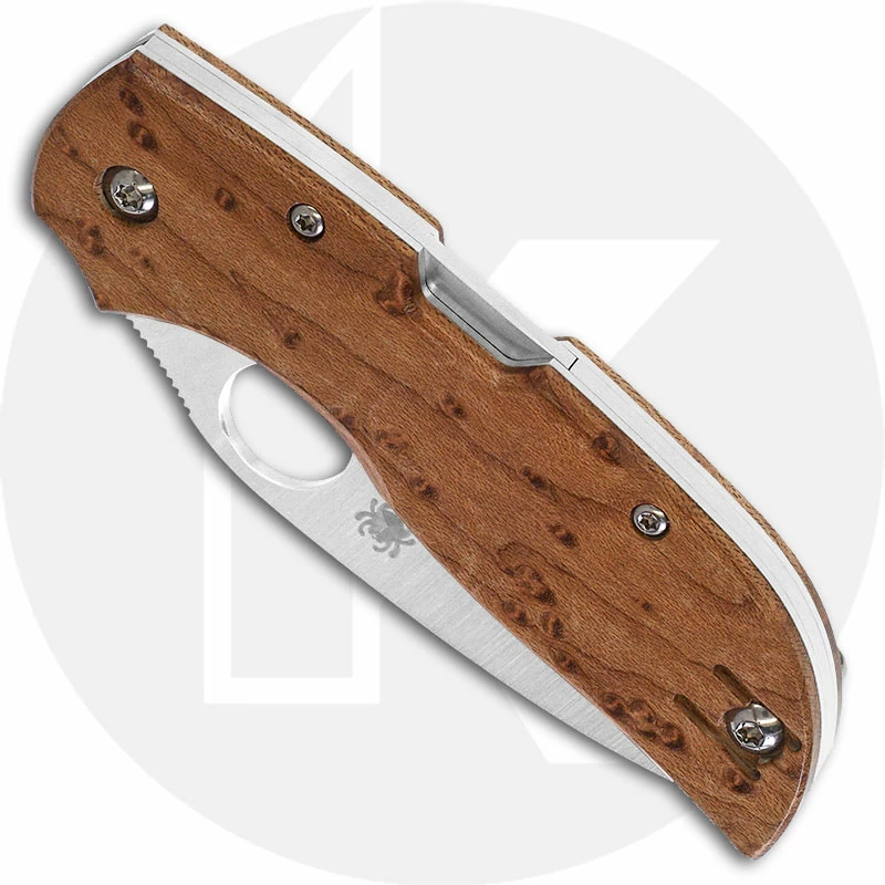 Spyderco Knives Spyderco Chaparral Knife - C152WDP - CTS XHP Leaf Blade - Birdseye Maple - Back Lock 2 Spyderco Knives Spyderco Chaparral Knife - C152WDP - CTS XHP Leaf Blade - Birdseye Maple - Back Lock - Image 2