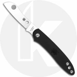 Spyderco Knives Spyderco Roadie Knife, Black FRN, SP-C189PBK