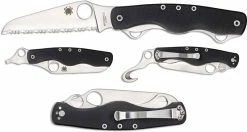 Spyderco Knives Spyderco ClipiTool Rescue C209GS Compact Multi Function Folder Locking Serrated Blade And Hook 7 Spyderco Knives Spyderco ClipiTool Rescue C209GS Compact Multi Function Folder Locking Serrated Blade And Hook -Case Knives Shop SP C209GS 1