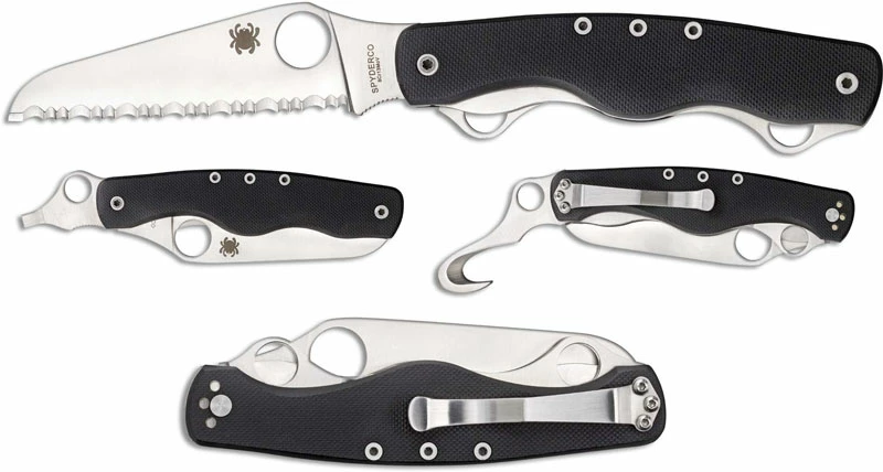 Spyderco Knives Spyderco ClipiTool Rescue C209GS Compact Multi Function Folder Locking Serrated Blade And Hook 4 Spyderco Knives Spyderco ClipiTool Rescue C209GS Compact Multi Function Folder Locking Serrated Blade And Hook - Image 4