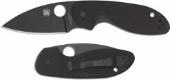 Spyderco Knives Spyderco C216GPBBK Efficient Knife 2.98 Inch Black Drop Point, Black G10 Handle -Case Knives Shop SP C216GPBBK