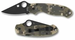 Spyderco Knives Spyderco C223GPCMOBK Para 3 - Black CPM S45VN - Camo G10 - Compression Lock - USA Made 7 Spyderco Knives Spyderco C223GPCMOBK Para 3 - Black CPM S45VN - Camo G10 - Compression Lock - USA Made -Case Knives Shop SP C223GPCMOBK