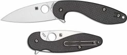 Spyderco Knives Spyderco C228CFP Sliverax Knife Paul Alexander EDC Carbon Fiber And G10 Compression Lock Flipper -Case Knives Shop SP C228CFP