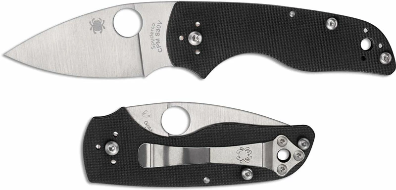 Spyderco Knives Spyderco Lil Native G10 SLIPIT Knife - C230NLGP - Non Locking Leaf Blade - Black G10 - USA Made 1 Spyderco Knives Spyderco Lil Native G10 SLIPIT Knife - C230NLGP - Non Locking Leaf Blade - Black G10 - USA Made
