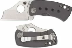 Spyderco Knives Spyderco McBee C236TIP Jonathan McNees Compact EDC Wharncliffe Ti Handle RIL Folder