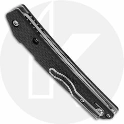 Spyderco Knives Spyderco C242CFP Ikuchi Paul Alexander EDC Folder, Trailing Point With Flipper Tang, Carbon Fiber G10 Compression Lock Handle -Case Knives Shop SP C242cfp closed back